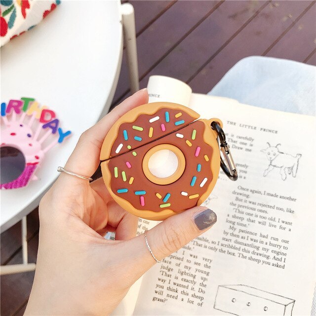 "Donut Silicone Case for AirPods Pro – Compatible with Apple"