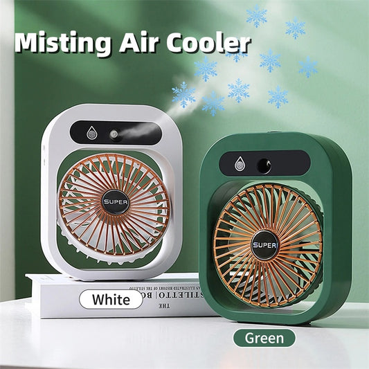 Portable USB Misting Fan & Air Cooler